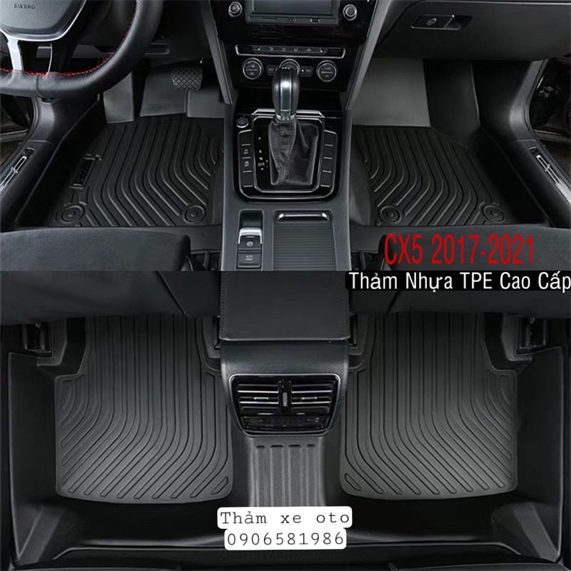 CX5 2014-2023 Thảm Xe Oto TPE, Thảm Trải Sàn Xe