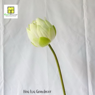 Set hoa sen bách diệp quan âm hoa lụa cao cấp (ko gồm lọ)