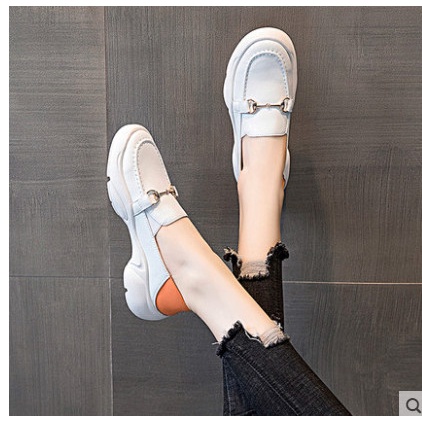 Giày lười nữ siêu xinh đế cao 3cm 2022