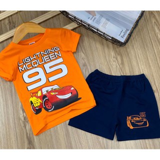 Chat chọn mẫu - Bộ cộc tay thun cotton in hình siêu đẹp cho bé trai 10 đến 23kg - Bộ bé trai