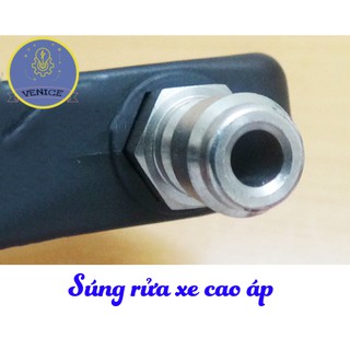 Súng rửa xe áp lực cao ( Tặng kèm 1 béc tùy chọn )
