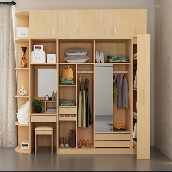 Tủ quần áo thông minh kèm bàn trang điểm