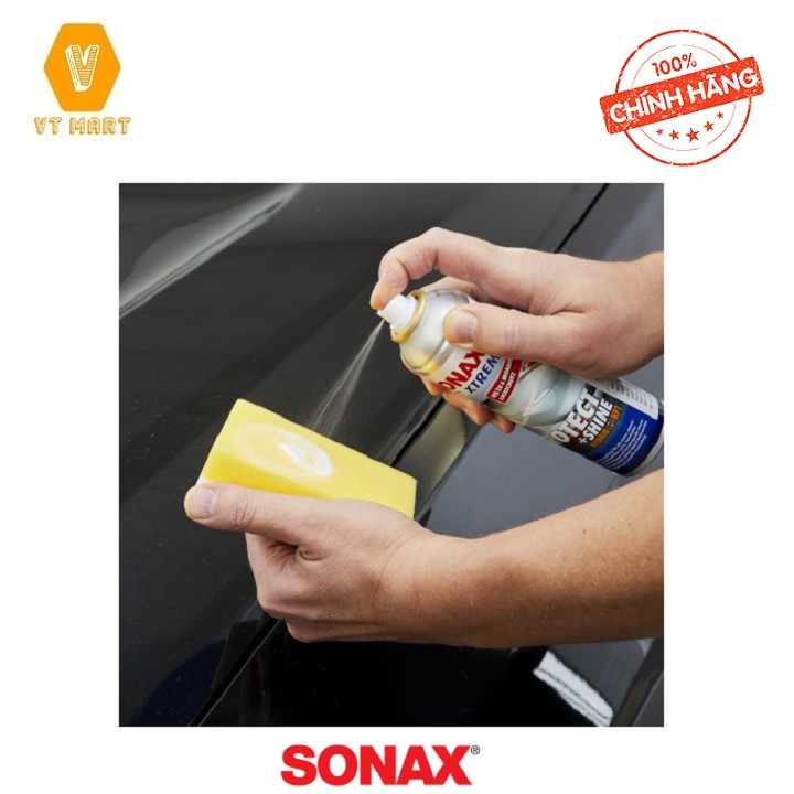 {Phủ bóng bảo vệ sơn} Sonax Xtreme Protect Shine 222100 210 ml công nghệ Nano chống bám bụi bẩn, giữ độ bóng dài lâu.