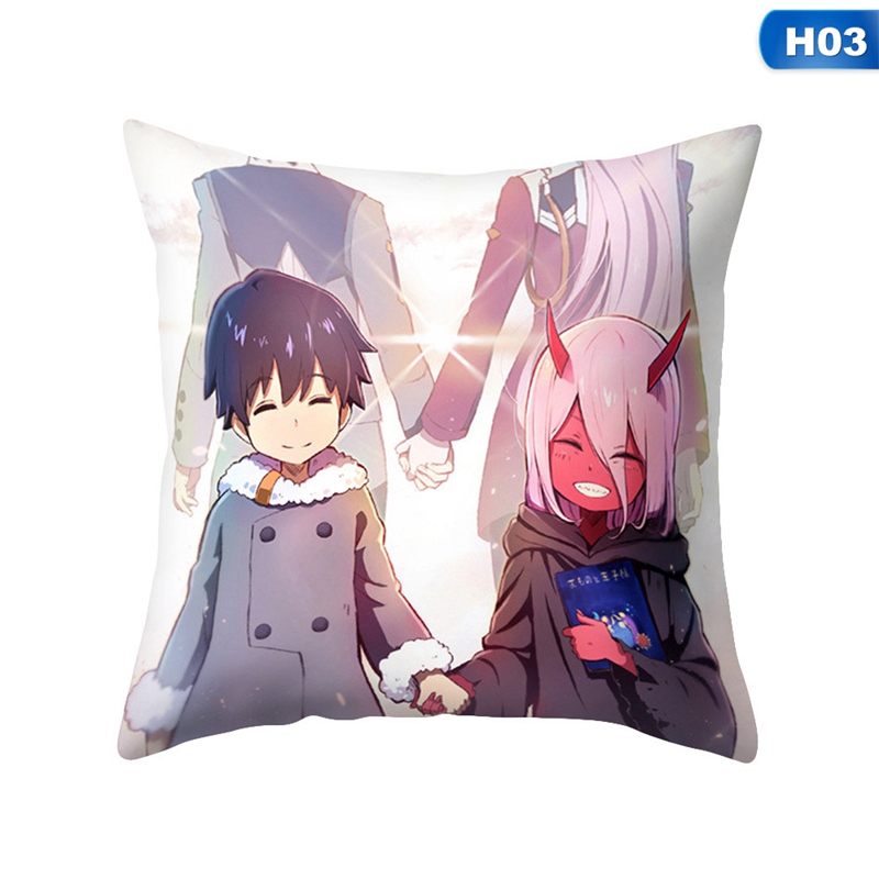 Vỏ Gối Họa Tiết Hoạt Hình Darling In The Franxx Zero Two Otaku Dakimakura