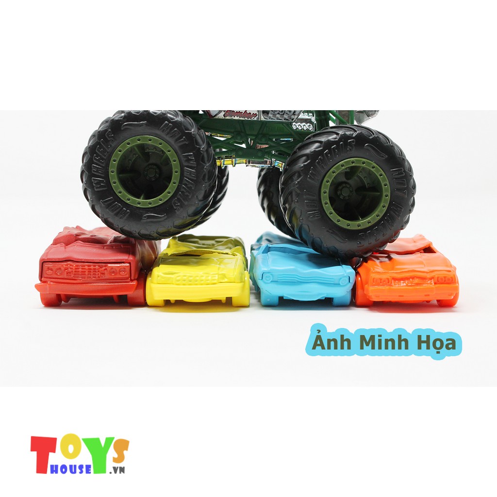 Xe Hot Wheels Monster Truck Crushable All Fried Up