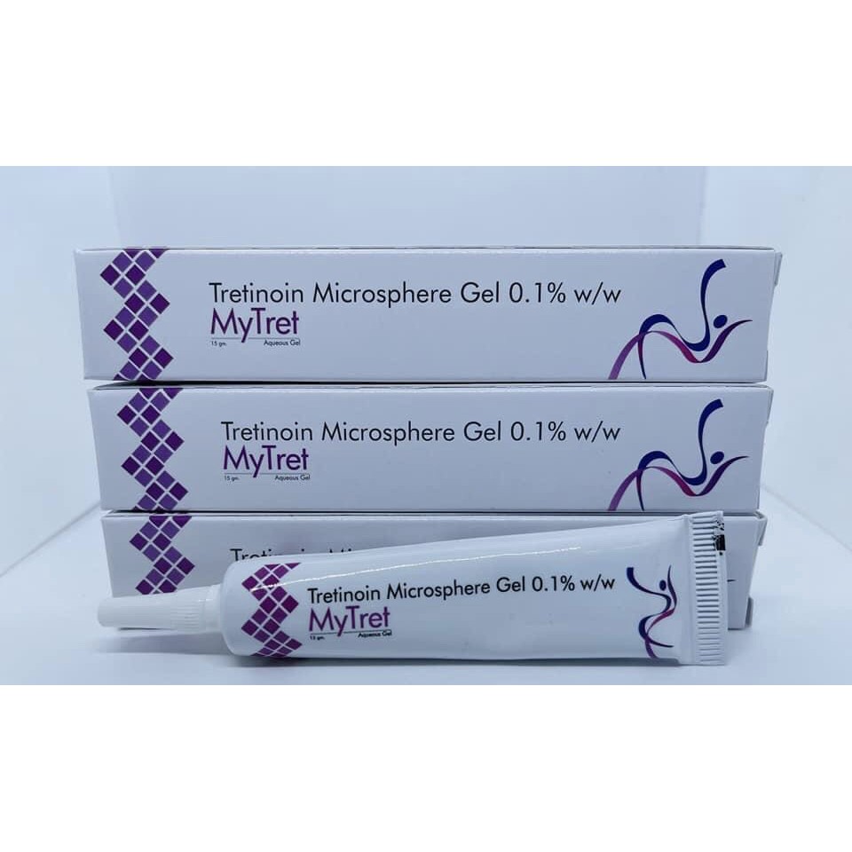 Tretinoin Microsphere Gel MyTret Mytret 0,025% 0.04% - 0.1% - Gel hỗ trợ giảm mụn, chống lão hóa