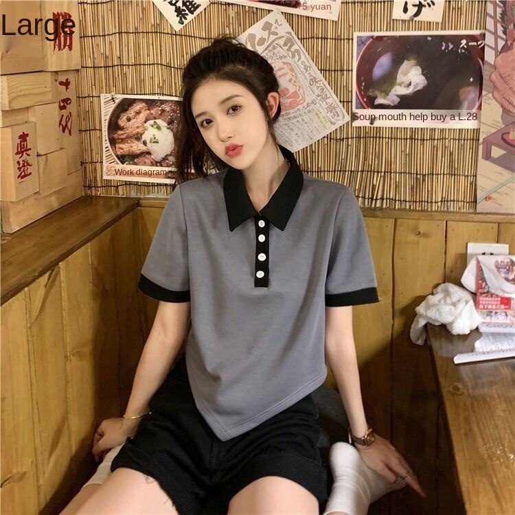 Màu Sắc Áo Thun Nữ Ngắn Tay Cổ Tròn Thời Trang Hàn | BigBuy360 - bigbuy360.vn