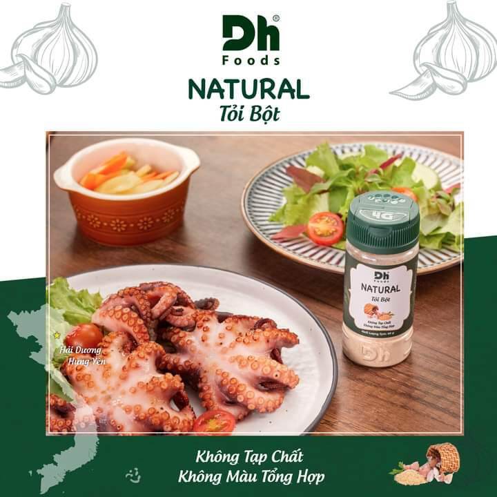 Bột tỏi Dh Foods Natural hũ 60g - Bột tỏi chất lượng cao