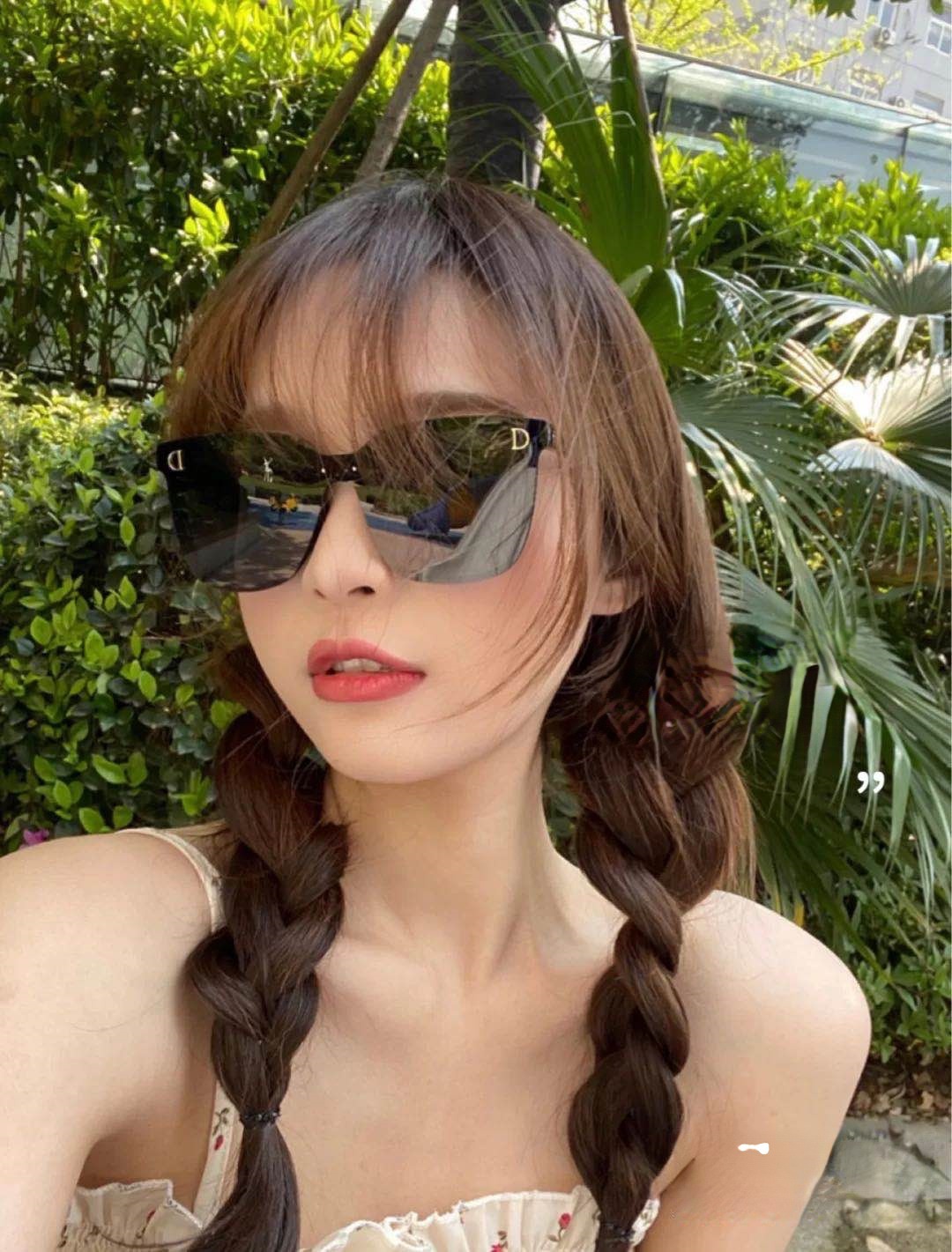 Kính mát chống tia UV400 kiểu dáng thời trang sành điệu cho nữ