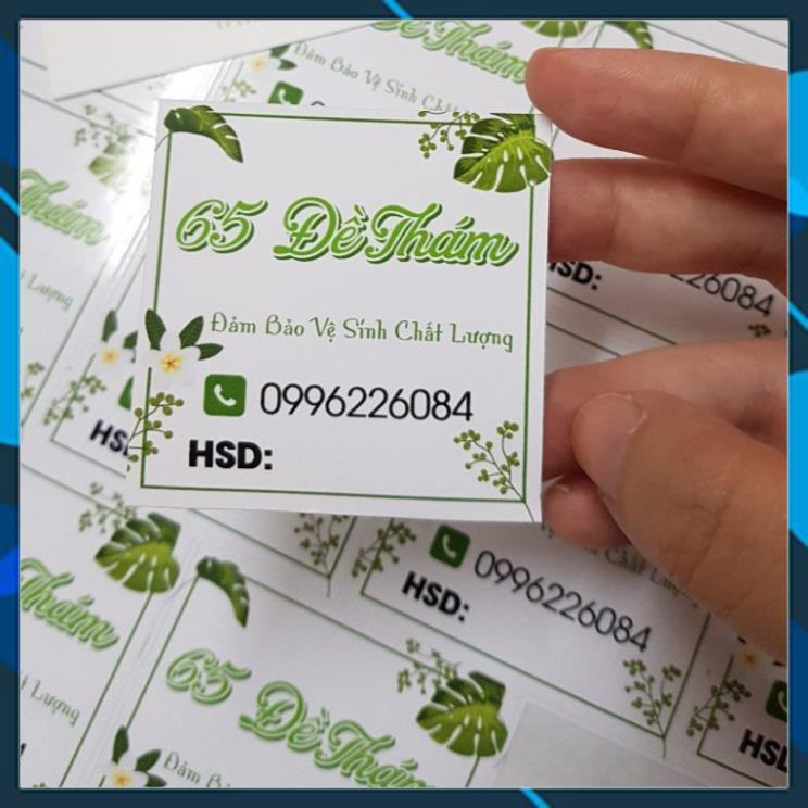 Decal Giấy Đế Vàng A4 xấp 100 tờ