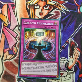 Thẻ bài Yugioh chính hãng | Dark Spell Regeneration | BLAR Secret rare.
