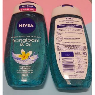 Sữa tắm Nivea Đức dưỡng da với hương hoa sứ & dầu dưỡng 250ml