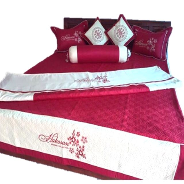 Bộ satin 7 món cao cấp(chát chọn mẫu)z