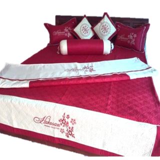 Bộ satin 7 món cao cấpz