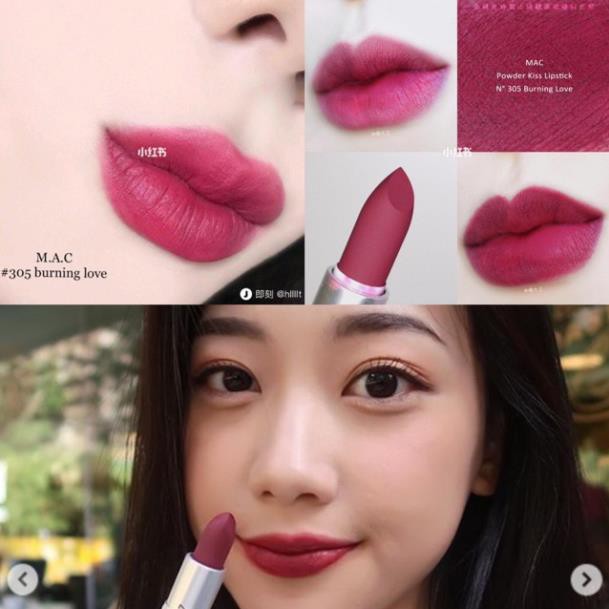 Son MAC Powder Kiss dòng lì mới không gây khô, mịn môi | BigBuy360 - bigbuy360.vn