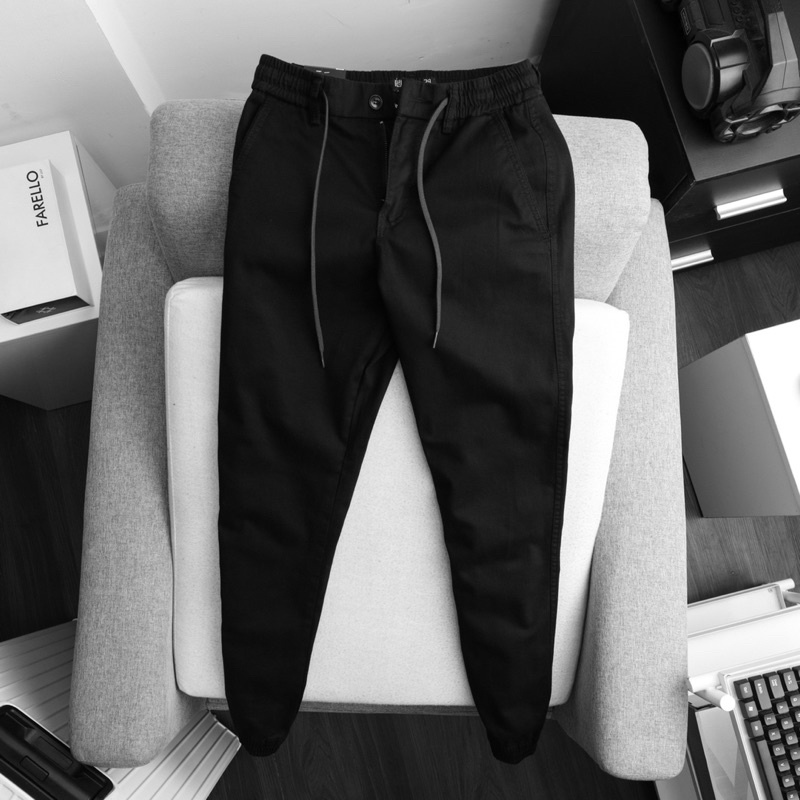 Quần jogger Kaki chính phẩm dày dặn cao cấp chuẩn hàng vnxk