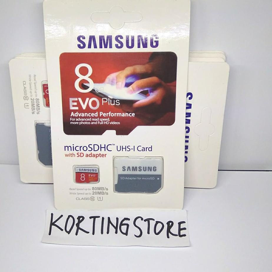 Thẻ Nhớ Micro SDHC / Micro SDHC 8GB EVO PLUS / Micro SDHC