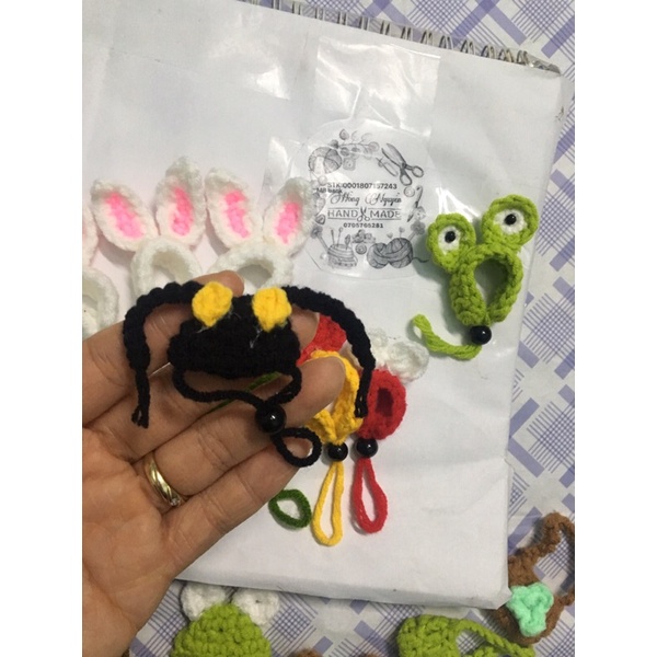 Mũ tóc đen kiểu cho hamter