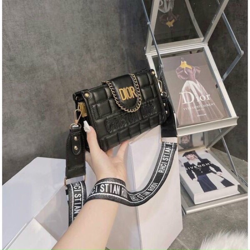 Túi Xách Nữ, Túi Đeo Chéo D.I.O.R Dây Bản To