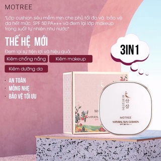 CUSHION trang điểm chống nắng LỰU SÂM - NATURAL SUN CUSHION SPF 50+ PA+++