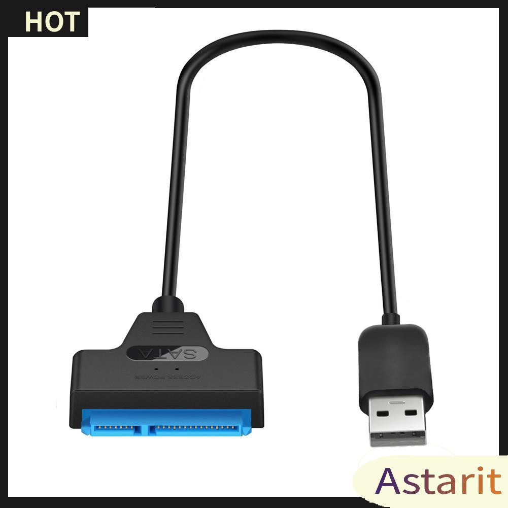 Cáp Chuyển Đổi Astarit.Usb 2.0 Sang Sata 22pin Cho Ổ Cứng 2.5in Hdd Ssd