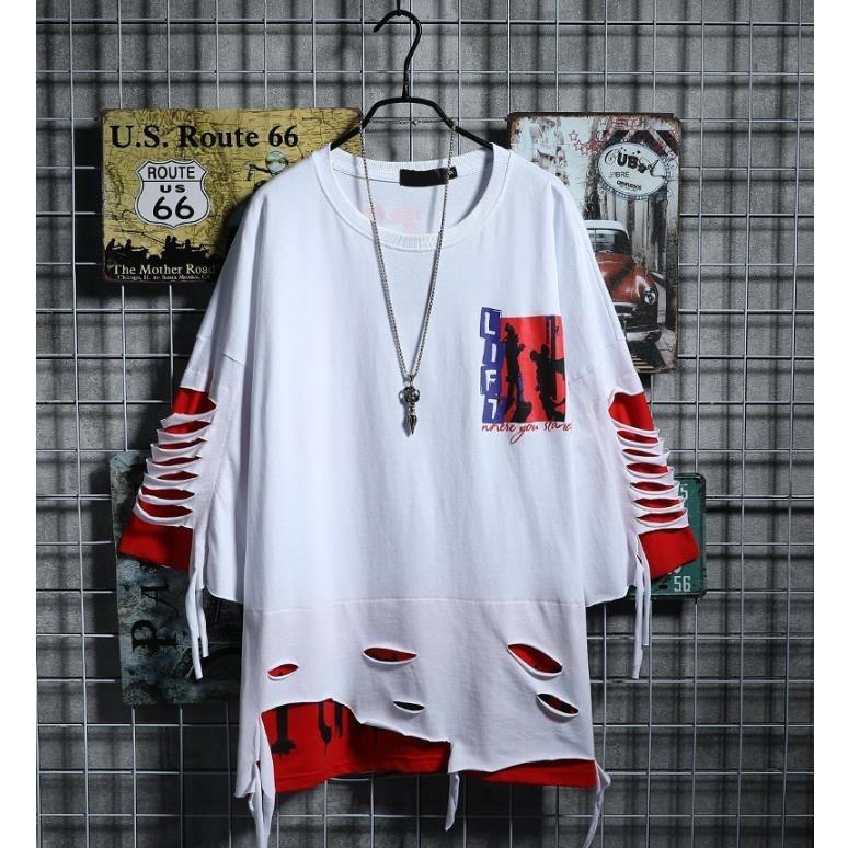 Áo nam Ngắn Tay Form Rộng Thời Trang