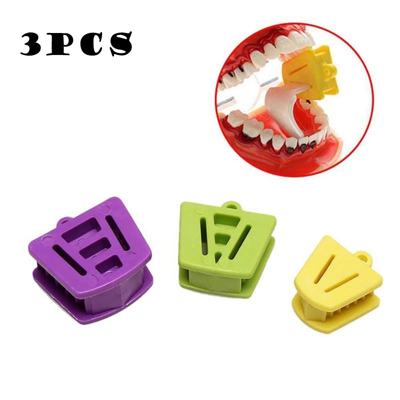 [Hàng mới về] Set 3 dụng cụ hỗ trợ điều chỉnh răng bằng Silicon latex cỡ L+M+S tiện dụng cho nha khoa