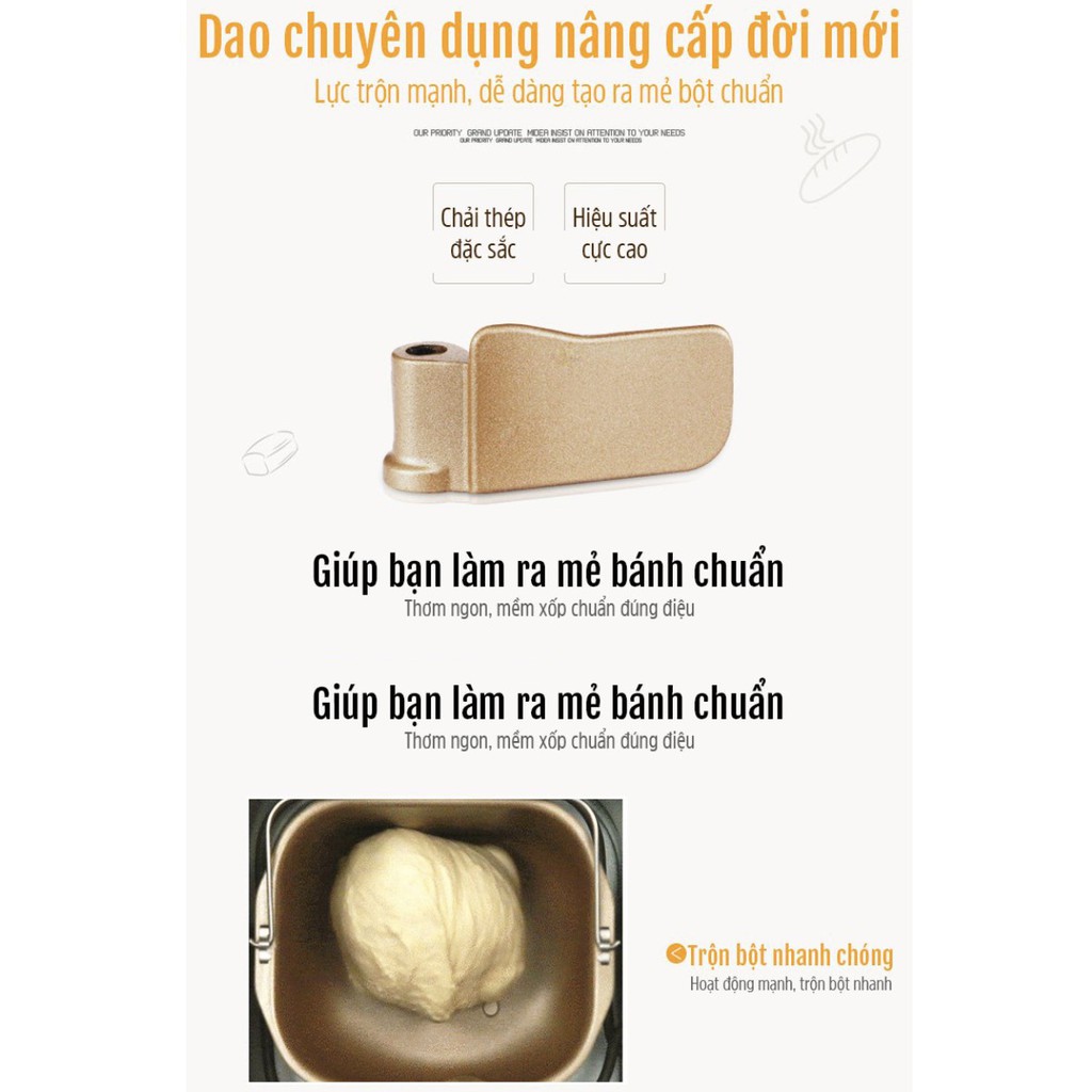 Máy làm bánh mì tự động Donlim DL-T06A