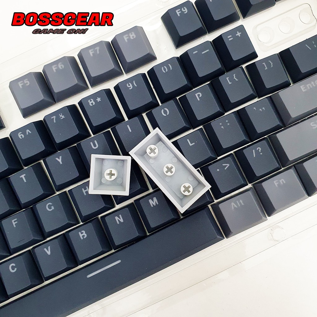 Bộ Keycap PBT 104 Phím Double Shot Xuyên LED ( Cherry Profile, Ansi layout )