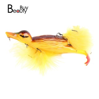 Mồi câu cá giả hình con vịt nổi 3D kèm móc câu