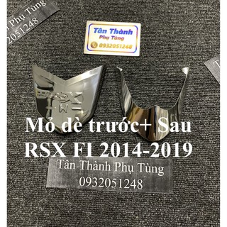 Ốp mỏ dè trước sau Inox các loại xe: Wave, Sirius, Air Blade, Vssion, SH,Vario, Lead ( 2 cái)