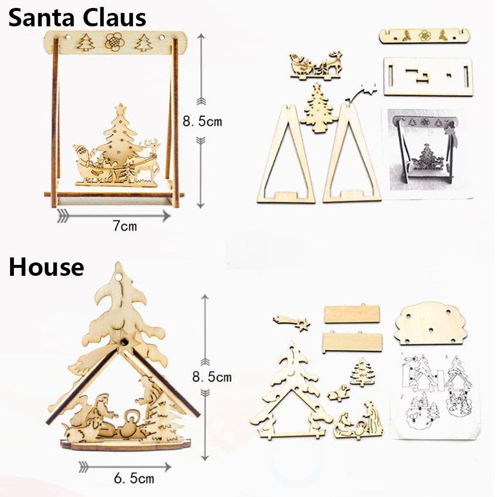 CONOPERY Set 1 / 2 Phụ Kiện Trang Trí Giáng Sinh Dễ Thương