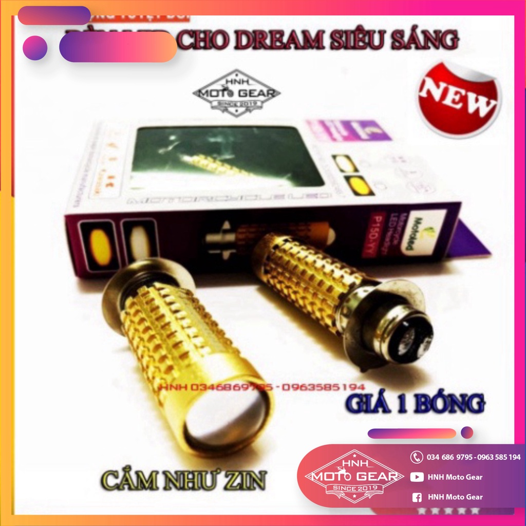 Đèn Led Cho Xe Dream Chân M5 ( Gía 1 Bóng )