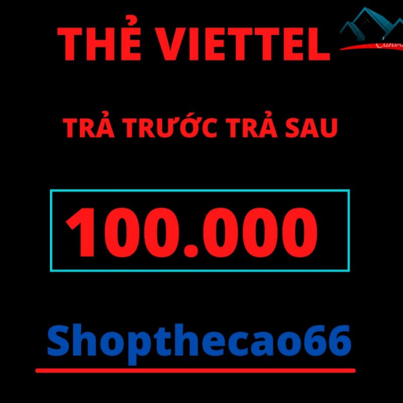 Thẻ viettel 100k