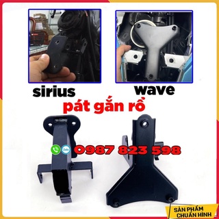 ✅ pát 3 lổ gắn rổ xe wave 100, wave 110 , sirius ✅