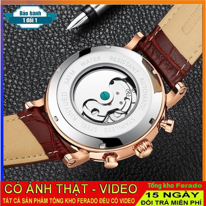 [ xả kho ] ĐỒNG HỒ NAM KINYUED J026 DÂY DA CHÍNH HÃNG