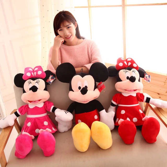 Chuột Mickey và Minnie nhồi bông kiểu dáng dễ thương chất lượng cao