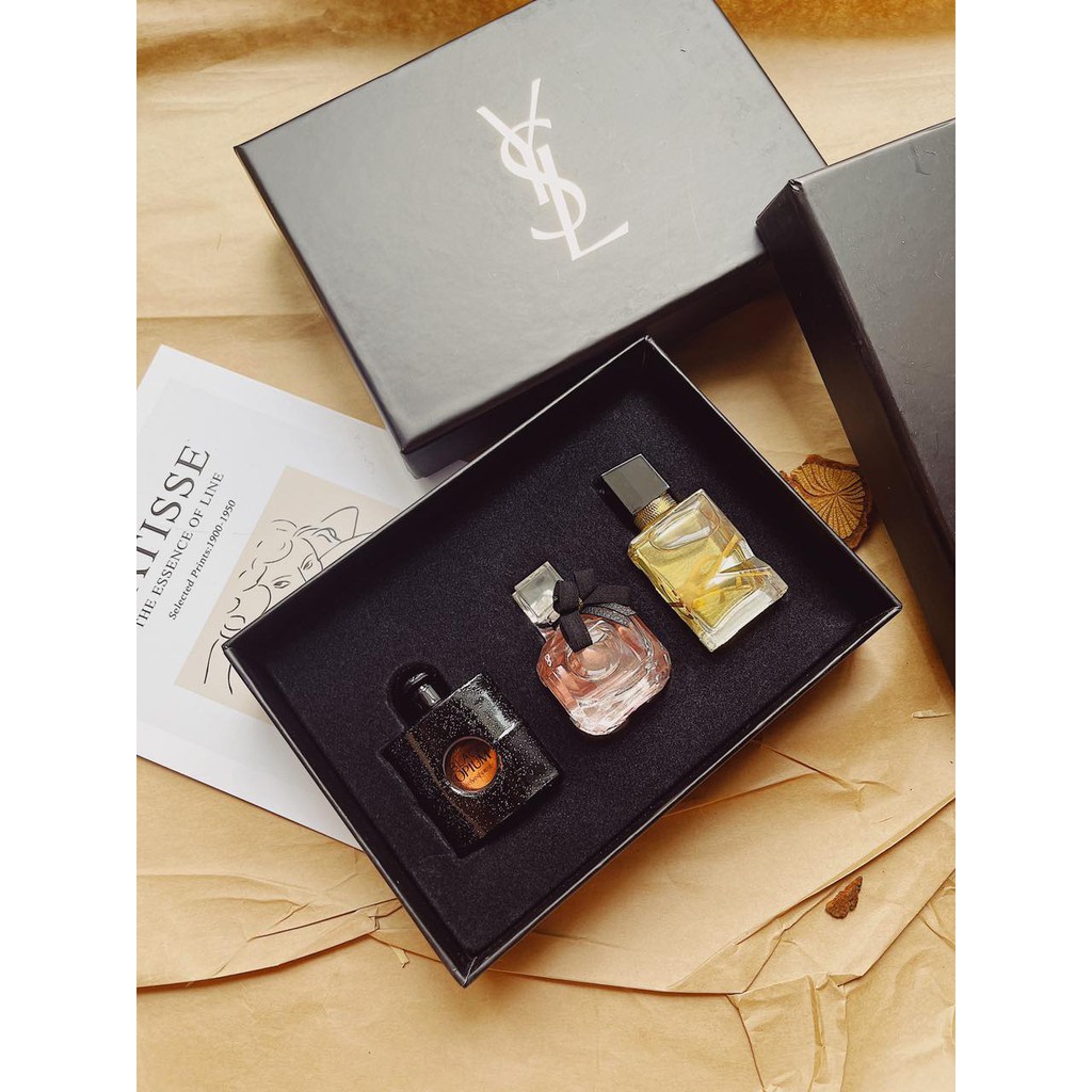 Set nước hoa YSL 3 chai EDP 7.5ml