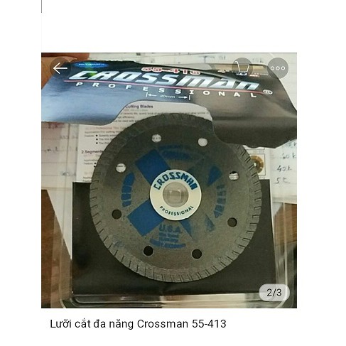 lưỡi cắt gạch đá crossman 100mm