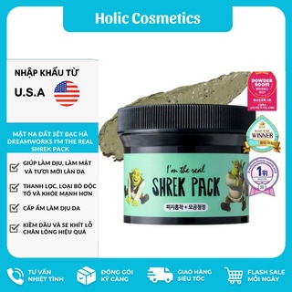 Mặt nạ đất sét bạc hà Dreamworks I'm The Real Shrek Pack