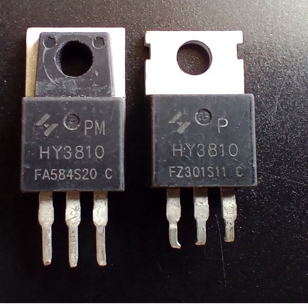 MOSFET HY3810P HY3810 180A100V tháo máy