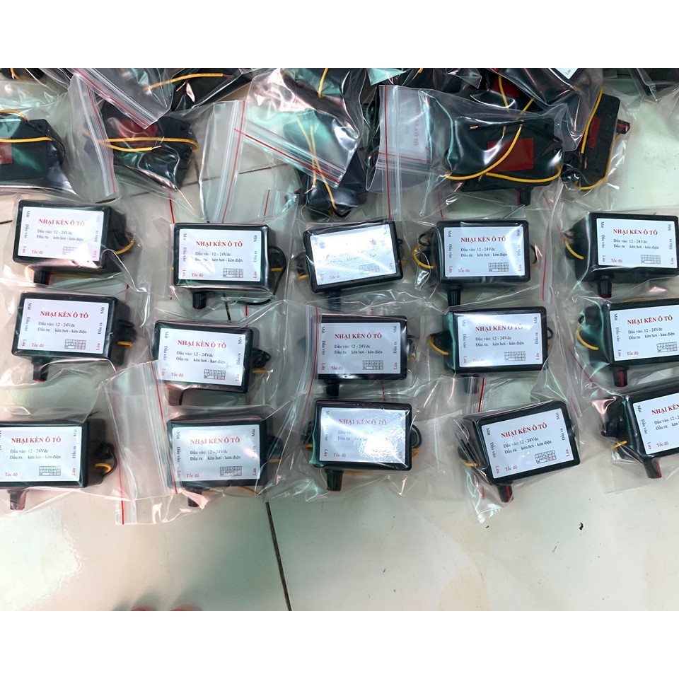 Nhại còi hơi , nhại còi xe máy