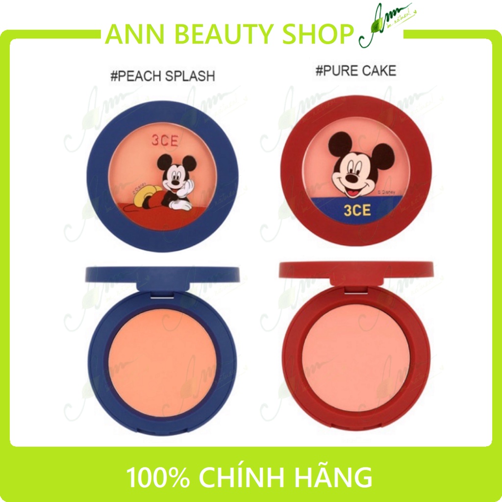 Phấn Má Hồng 3CE Face Blush - Disney Mickey (Phiên Bản Giới Hạn) (Date 6/2023)