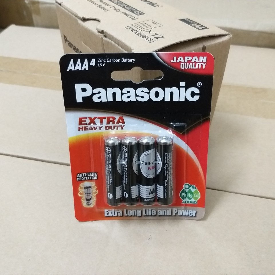 [CHÍNH HÃNG] Hộp 48 Viên Pin AAA Panasonic R03NT/4B