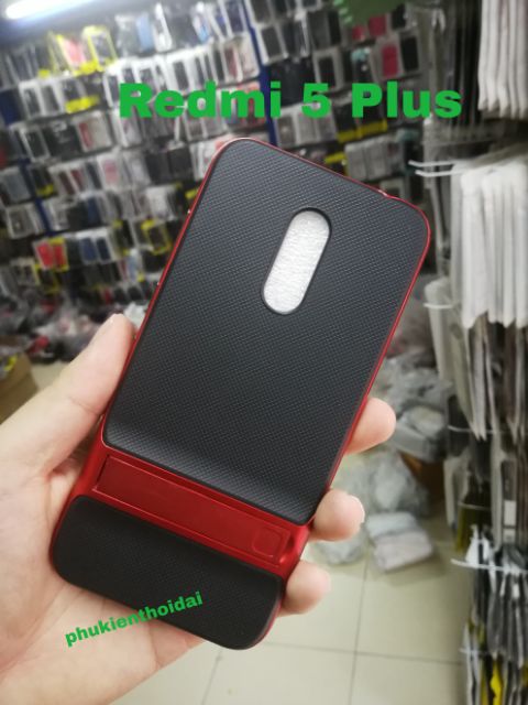 Ốp lưng Redmi 5 Plus FREESHIP Từ 50k giá đỡ vân caro cao cấp