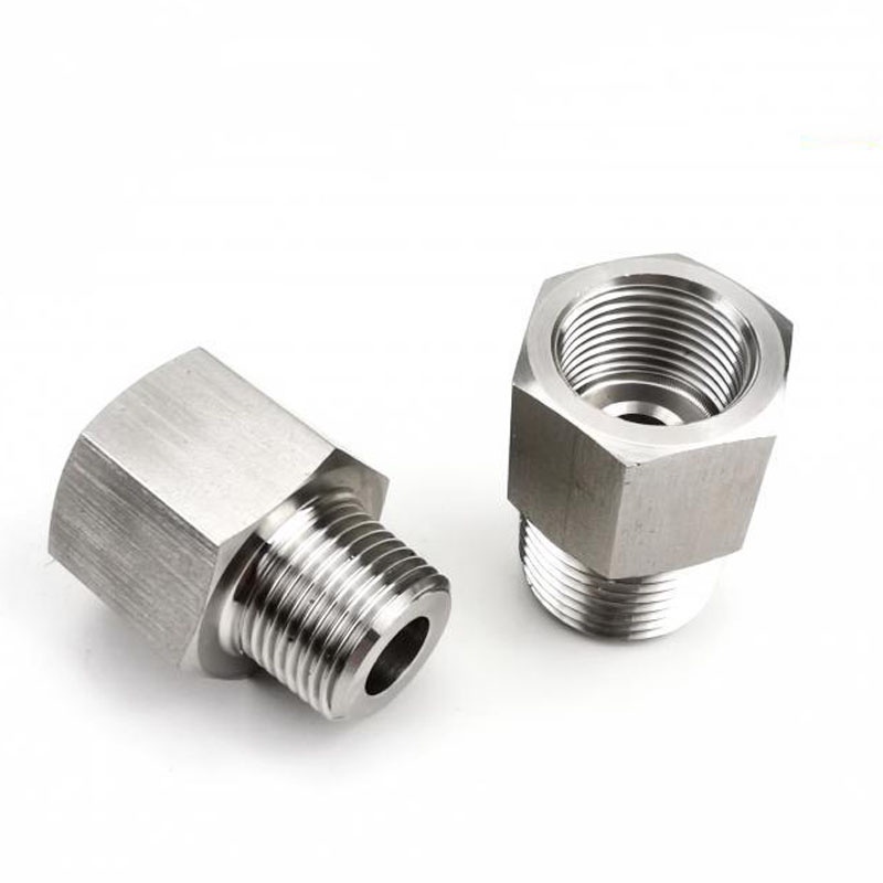 Lơ Inox bóng dn15  đầu nối ren trong phi 21 và ren ngoài phi 21 tiện dụng - QM.PK107