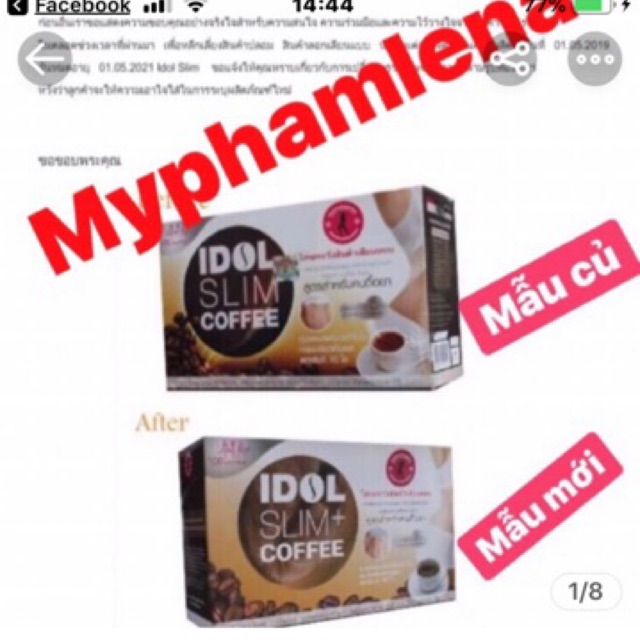 3 cafe idol chính hãng