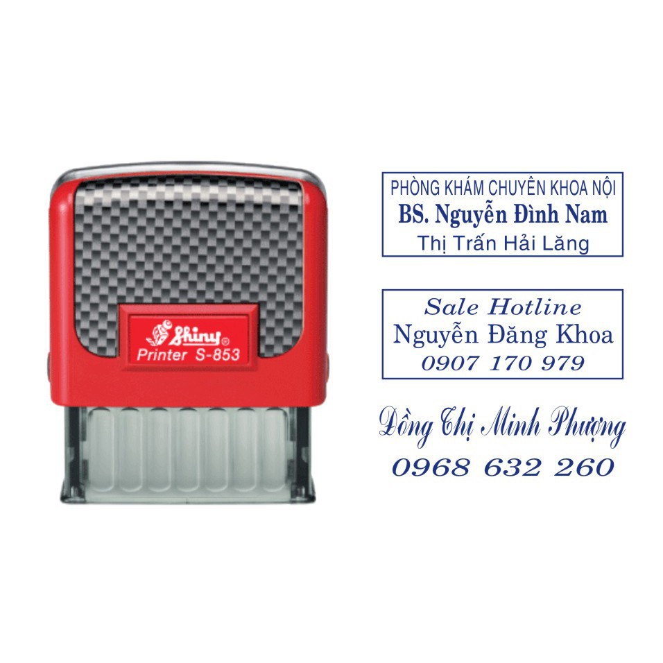 Con dấu 2 dòng ( khắc theo yêu cầu )