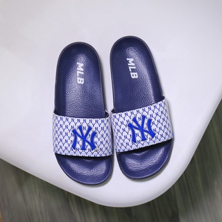 Dép mlb-ny quai ngang nam nữ màu basic