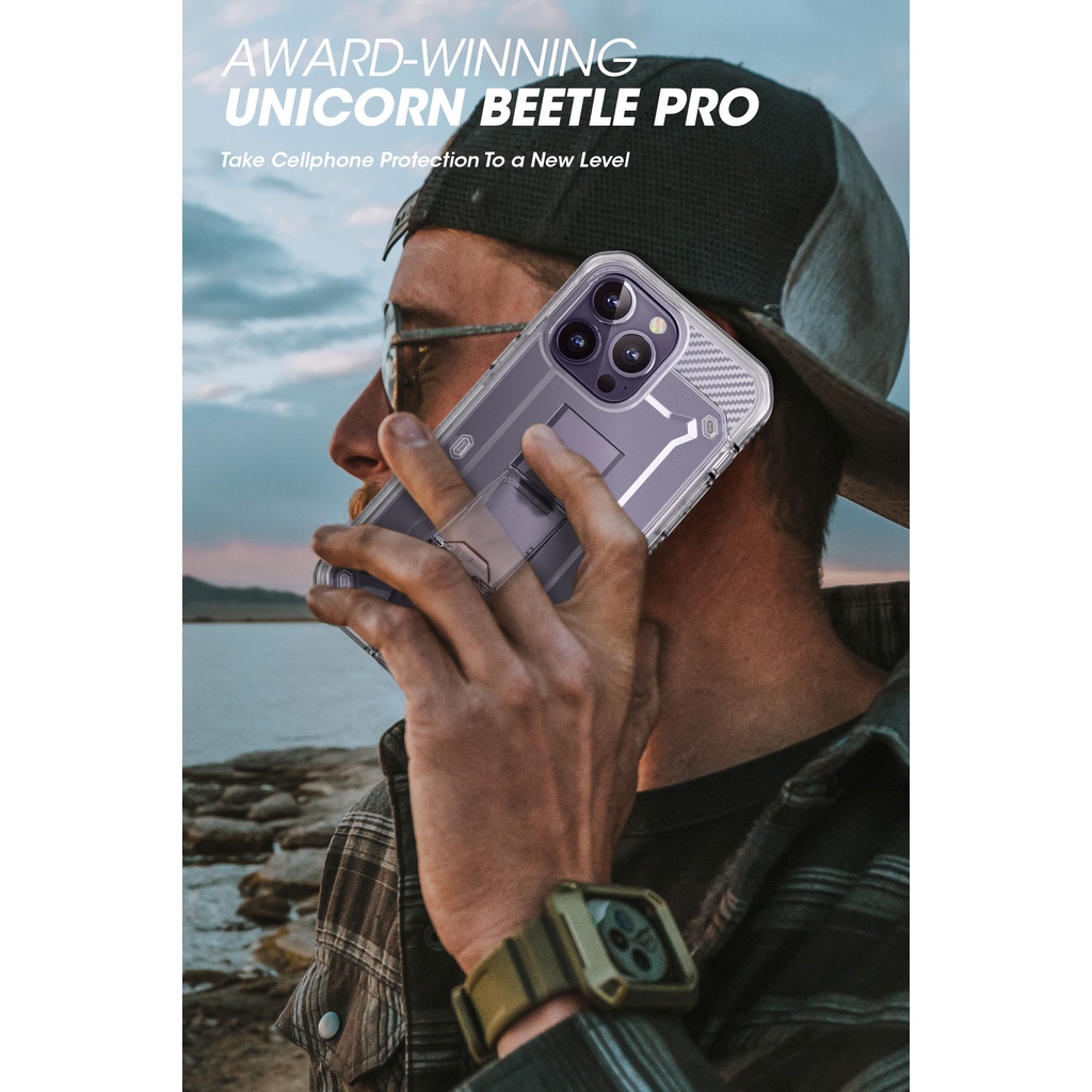 Ốp Điện Thoại Họa Tiết Kì Lân / Bọ Cánh Cứng Kèm Giá Đỡ Cho iPhone 14 / 14 Pro / 14 Plus / 14 Pro Max